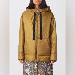 MaxMara The Cube Dali Reversible Jacket in Ochre Grey Size 12
